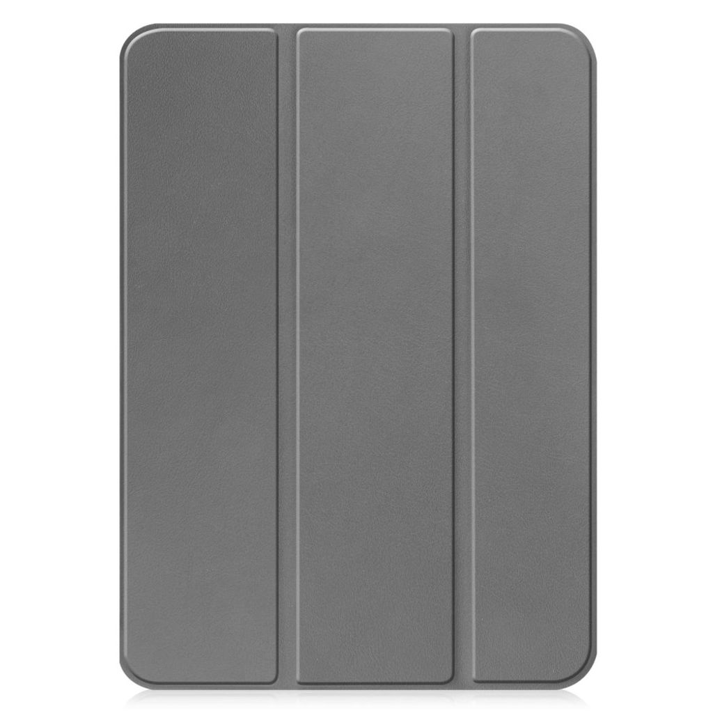 iPad A16 11" 2025/10.9" 2024 Tri-fold flip cover i kunstlæder - Grå