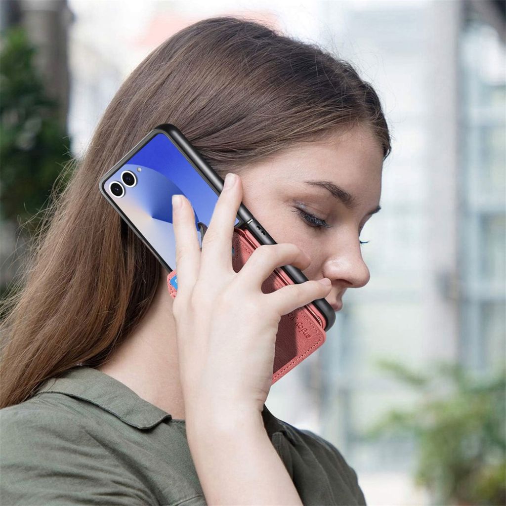 Samsung Galaxy Z Flip7 5G Skal med Ringhållare - Rosa