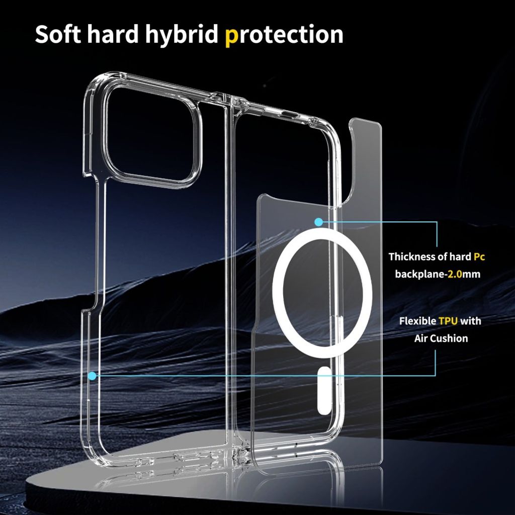 Google Pixel 10 Pro Fold Skal med MagSafe - Transparent