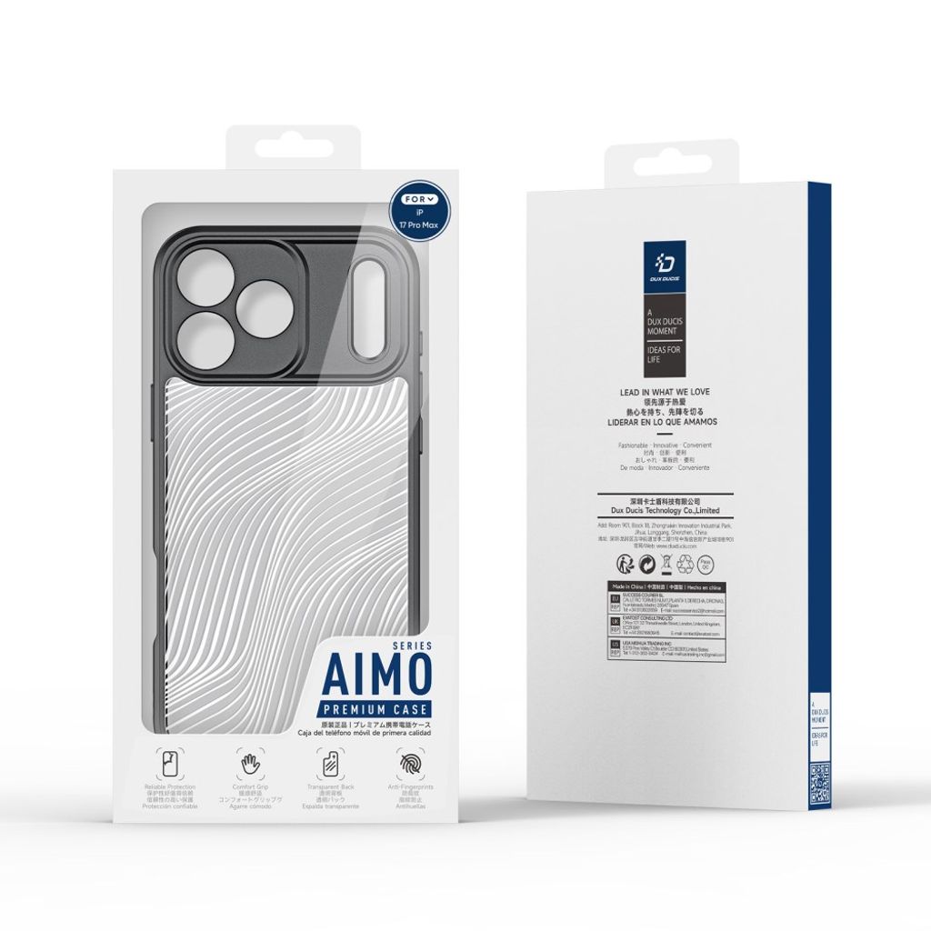 DUX DUCIS iPhone 17 Pro Max Skal med REACH-certifiering - Svart
