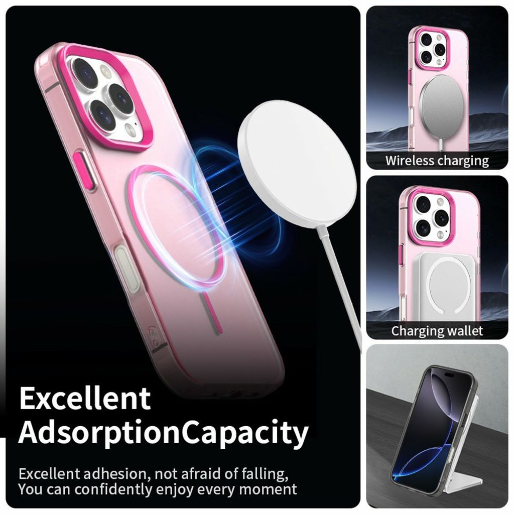 iPhone 16 Pro Deksel med MagSafe - Rød