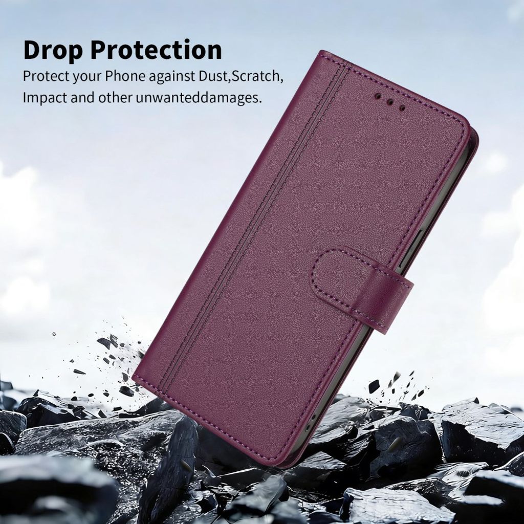 Xiaomi 17T Lompakkokotelo käsihihnalla - Violetti