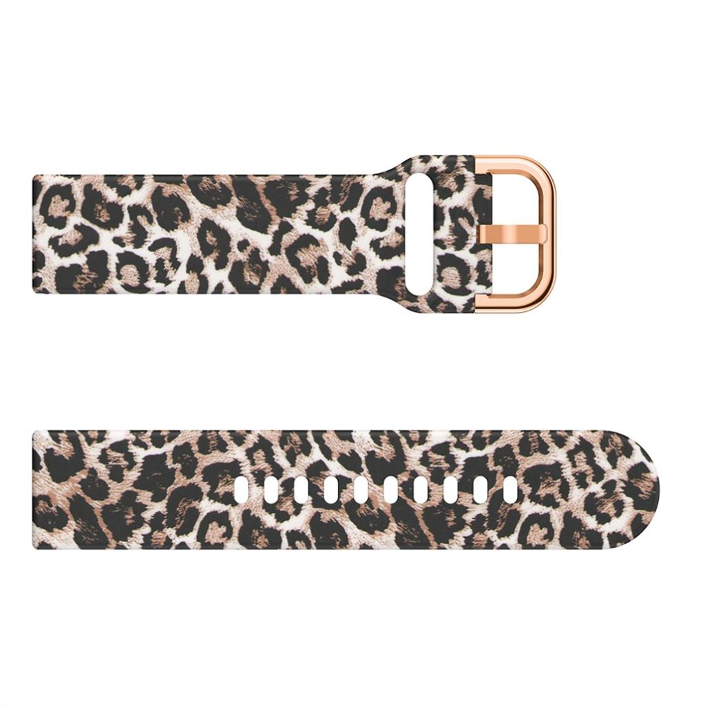 Samsung Gear S3 Frontier/Classic m.fl. Klockarmband med Tryck - Leopard