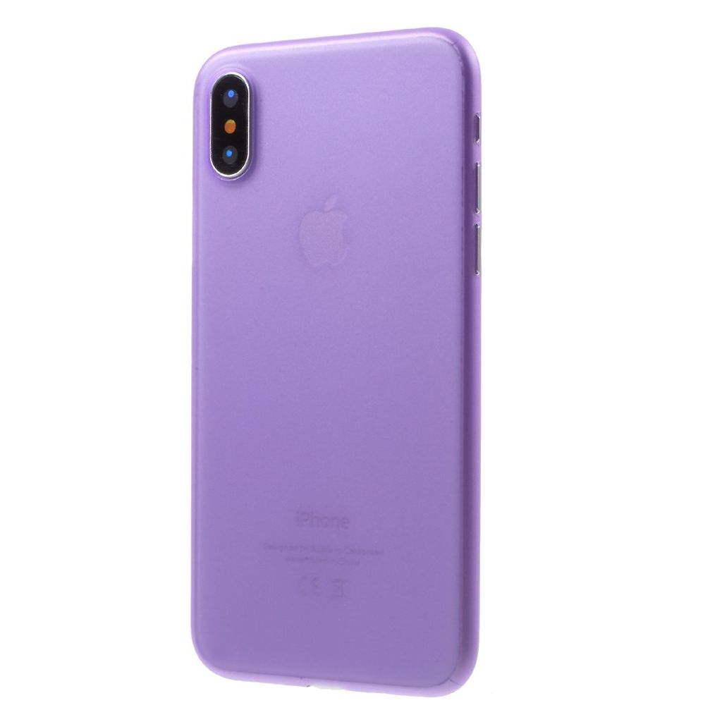 iPhone X/XS Kuori Ultra Ohut Muovi – Violetti