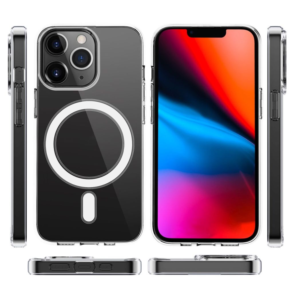iPhone 13 Pro Max MagSafe-yhteensopiva Kuori – Musta