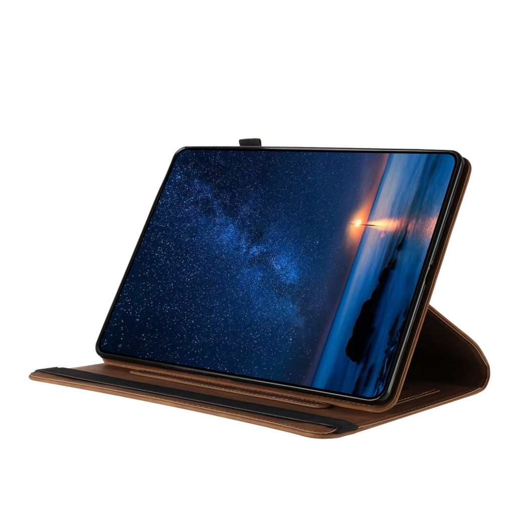 Samsung Galaxy Tab A11 / A9 Etui i PU-skinn - brun