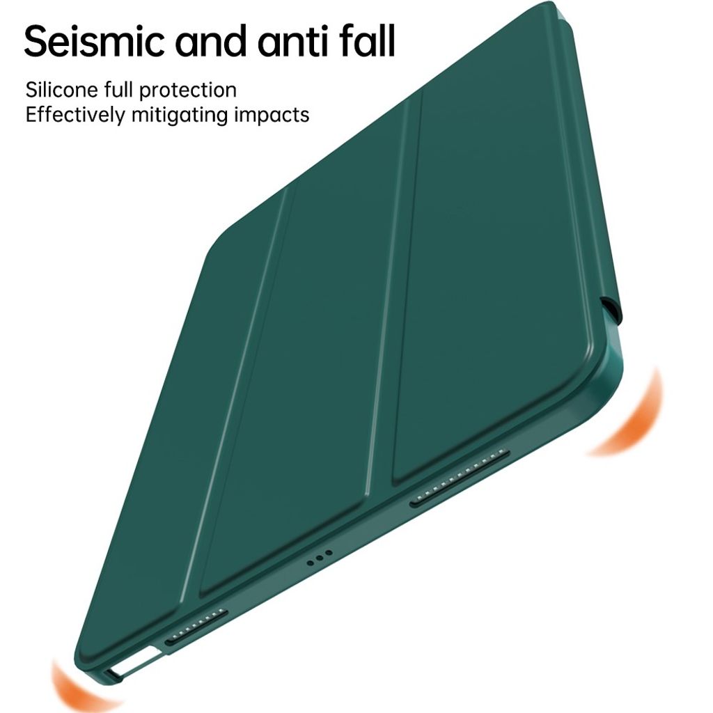 iPad A16 11" 2025/10.9" 2024 Tri-fold flip cover - Sort