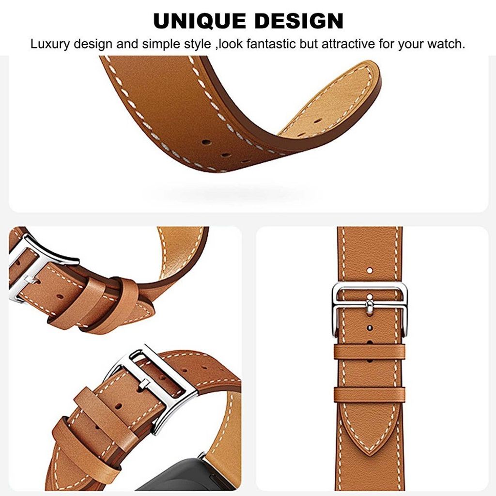 Google Pixel Watch 3 45 mm Kellonranneke nahkaa - Vaaleanpunainen