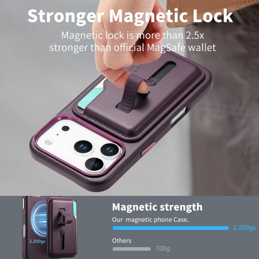 iPhone 18 Pro & iPhone 17 Pro MagSafe-kompatibelt mobilskal - Lila