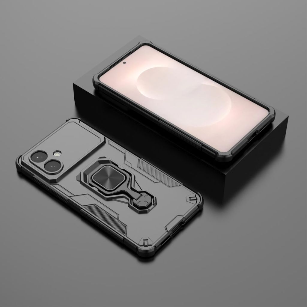 Samsung Galaxy S26 Edge Cover med Ringholder - Sort