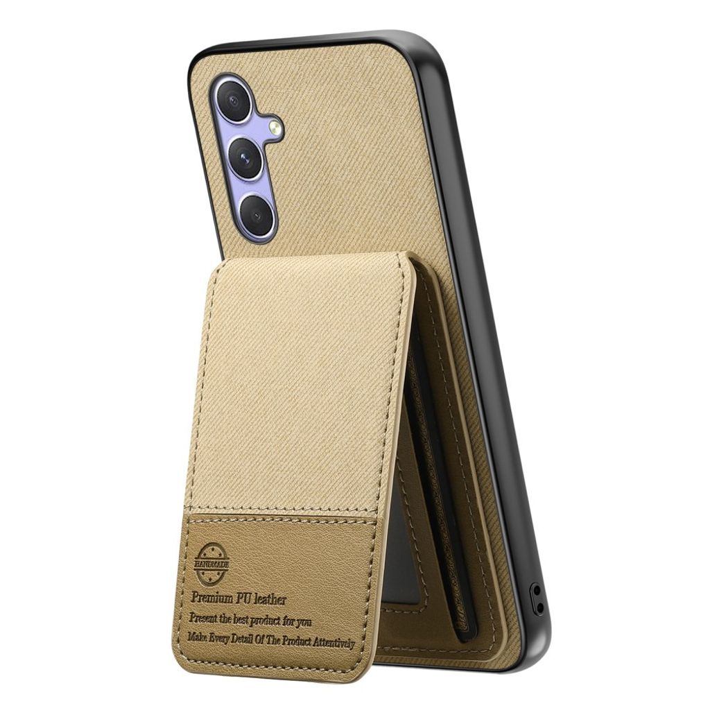 Samsung Galaxy A17 5G deksel med kortspor og stativ – brun