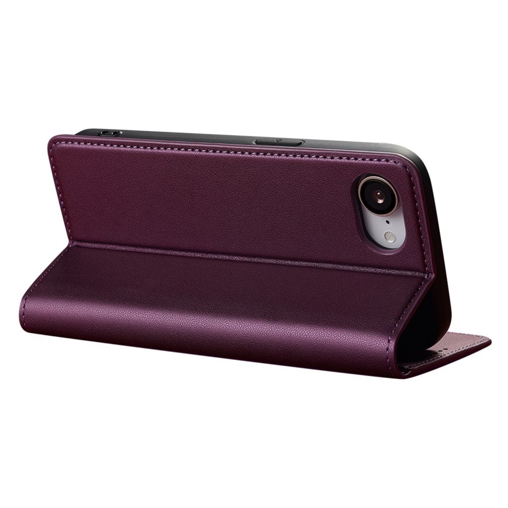 LC.IMEEKE Wallet Cover with Stand for iPhone 16e – Purple