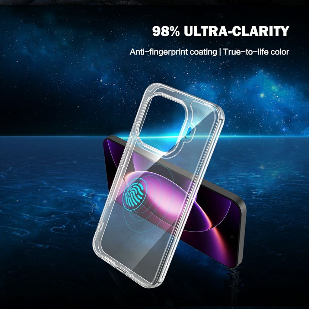 LEREACH Xiaomi 17T Cover med akrylbagsside - Transparent