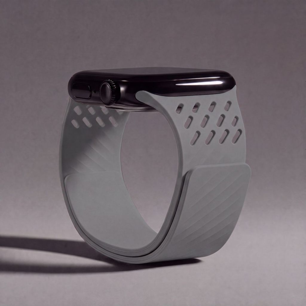 Apple Watch 42 / 41/ 40 / 38mm Klockarmband i Silikon - Mörkgrå