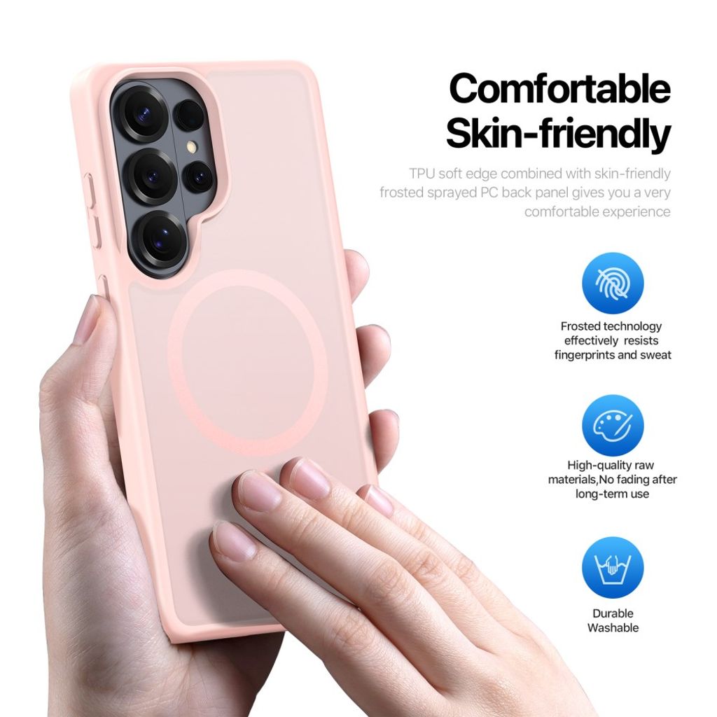 DUX DUCIS Samsung Galaxy S26 Ultra MagSafe Skal – Ljusrosa