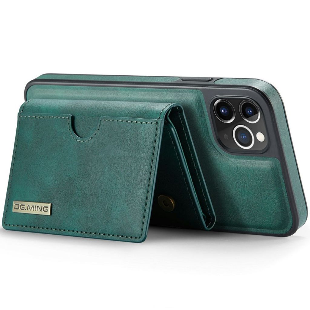 DG.MING iPhone 11 Pro Max Plånboksskal RFID-blockerande – Grön