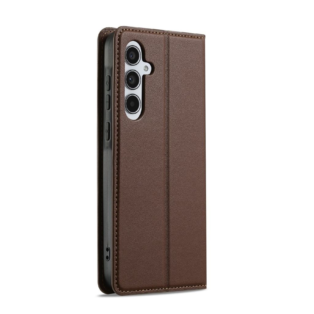 LC.IMEEKE Samsung Galaxy S25 FE Plånboksfodral - Brun