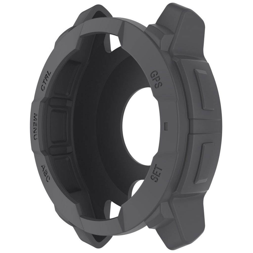 Garmin Instinct 3 AMOLED 50mm osv. Cover i Silikone - Grå