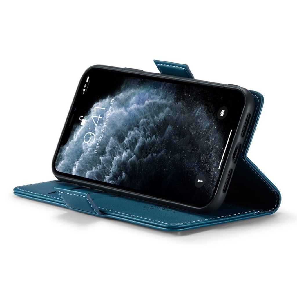 CASEME iPhone 11 Pro Max Plånboksfodral RFID-blockerande – Blå