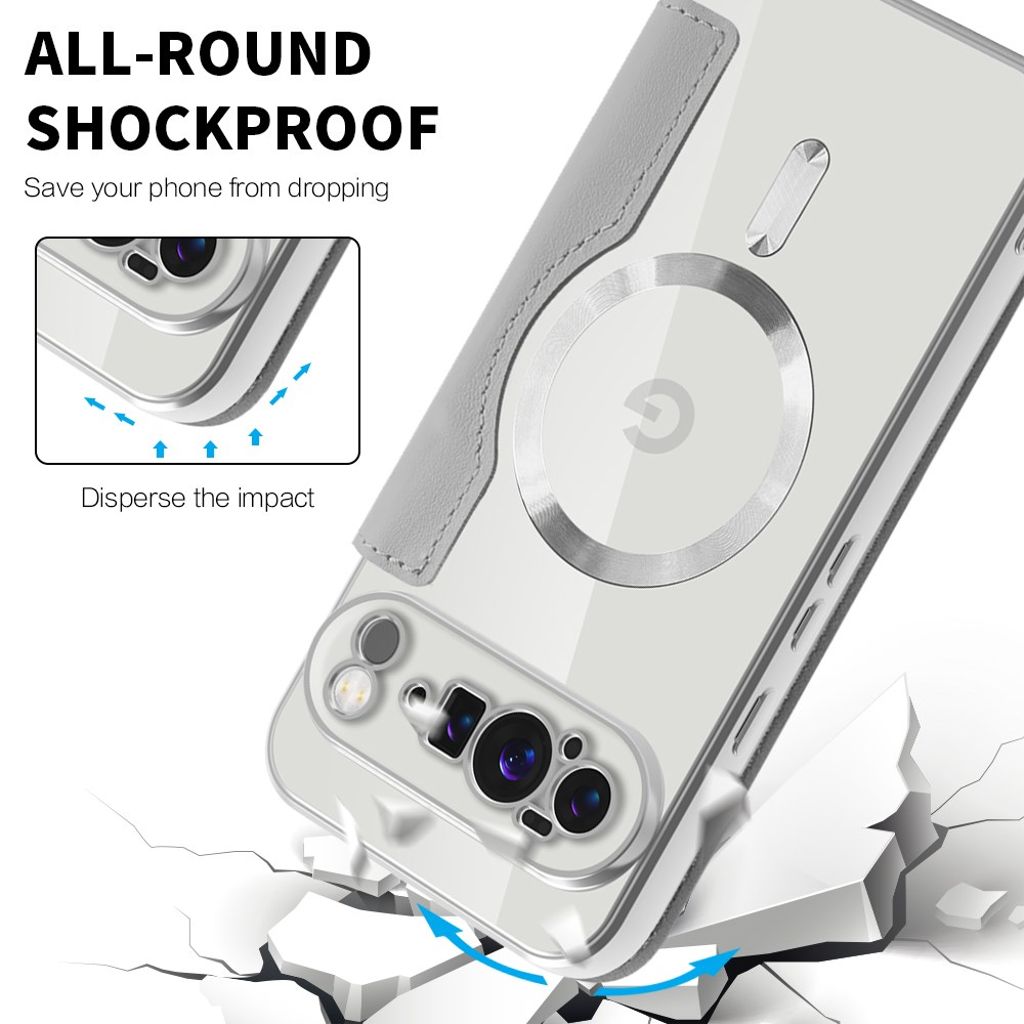 Google Pixel 10 Pro XL Fodral med MagSafe - Grå