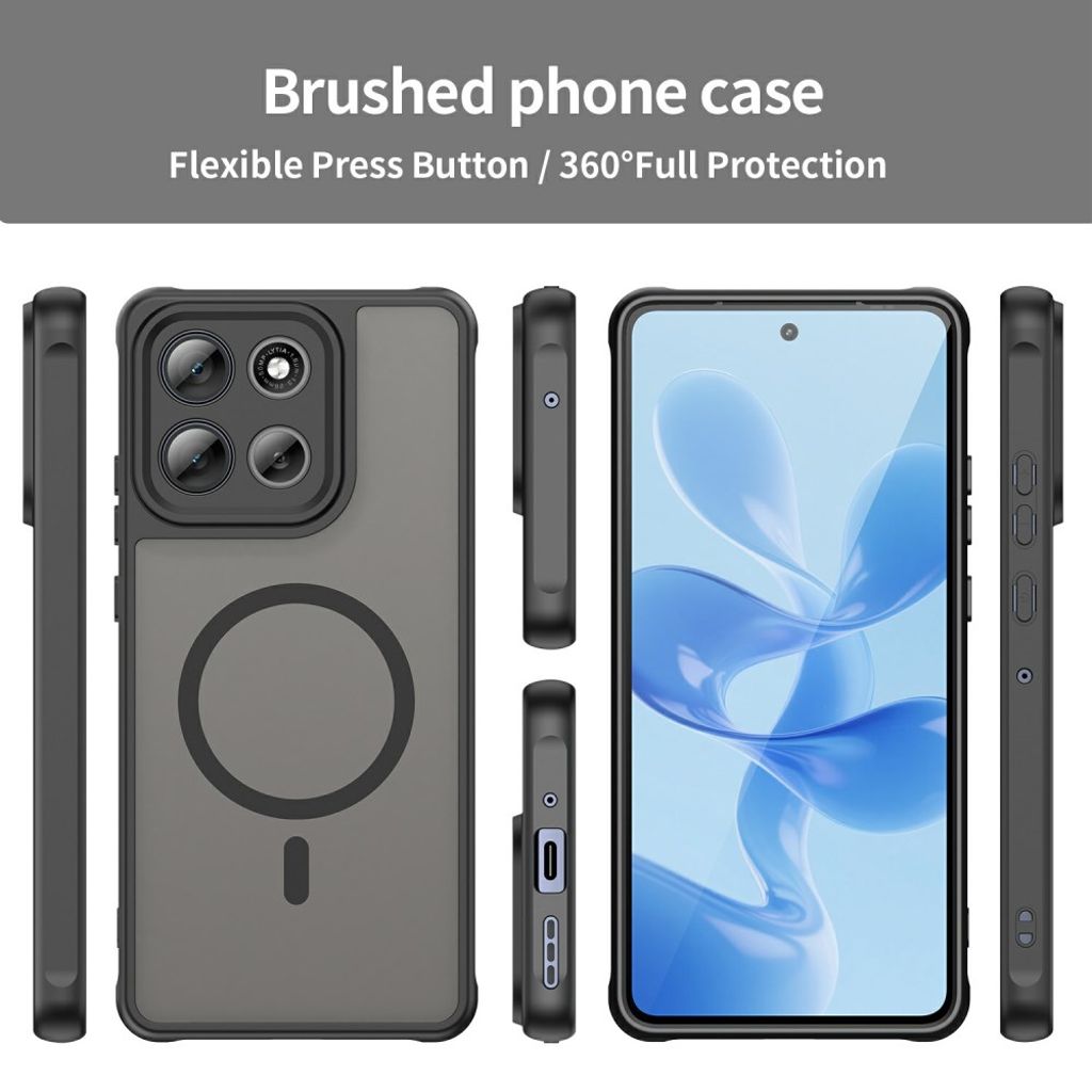 Motorola Moto G86 Power 5G MagSafe-kompatibelt Deksel - Svart