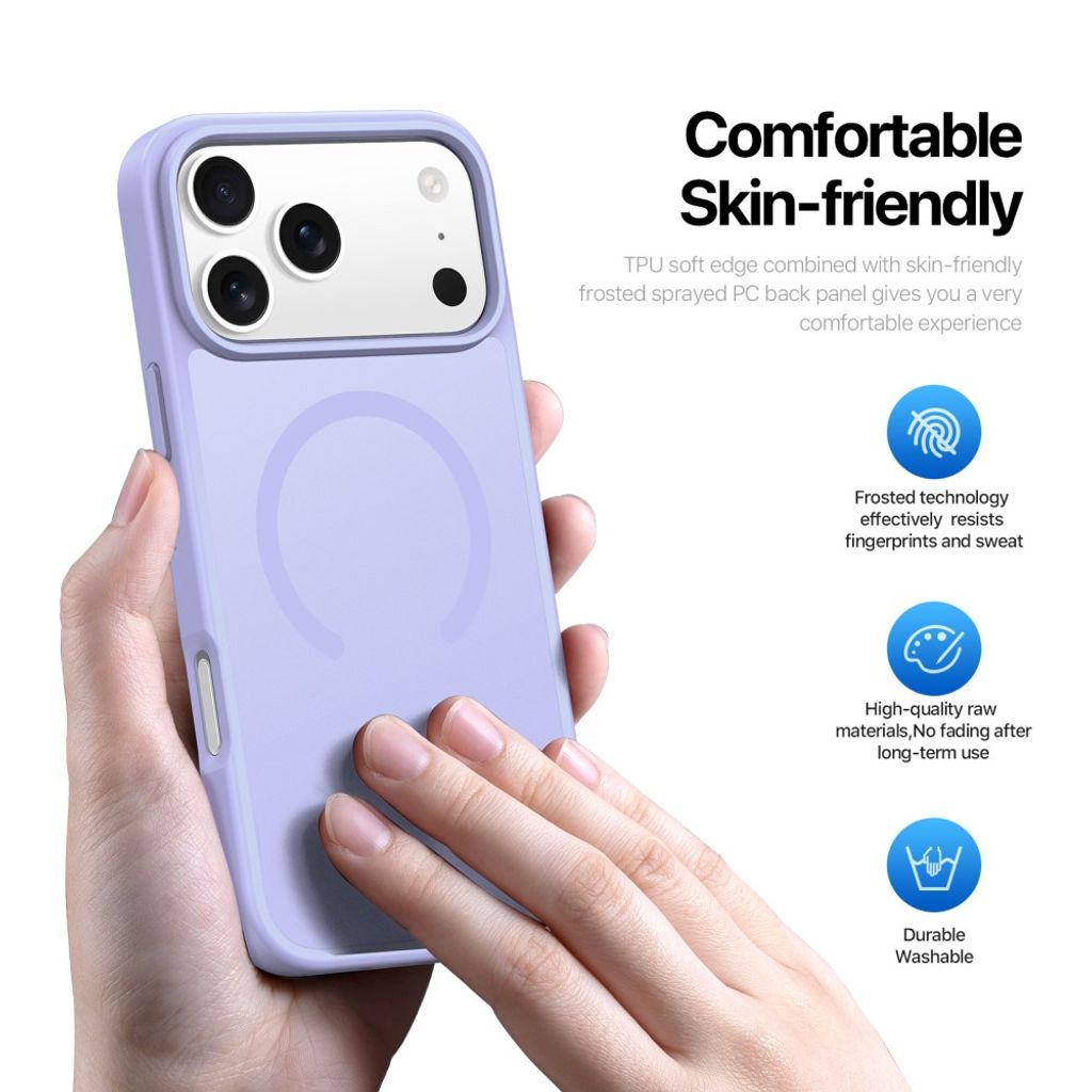 DUX DUCIS iPhone 18 Pro Max / 17 Pro Max MagSafe Kuori - Tummanvioletti