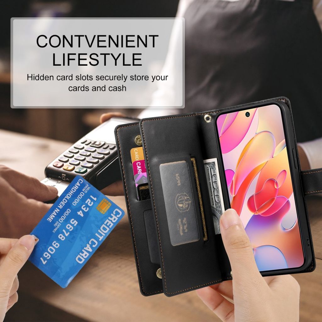 Samsung Galaxy A17 5G / A26 5G Cover with Carrying strap - Black