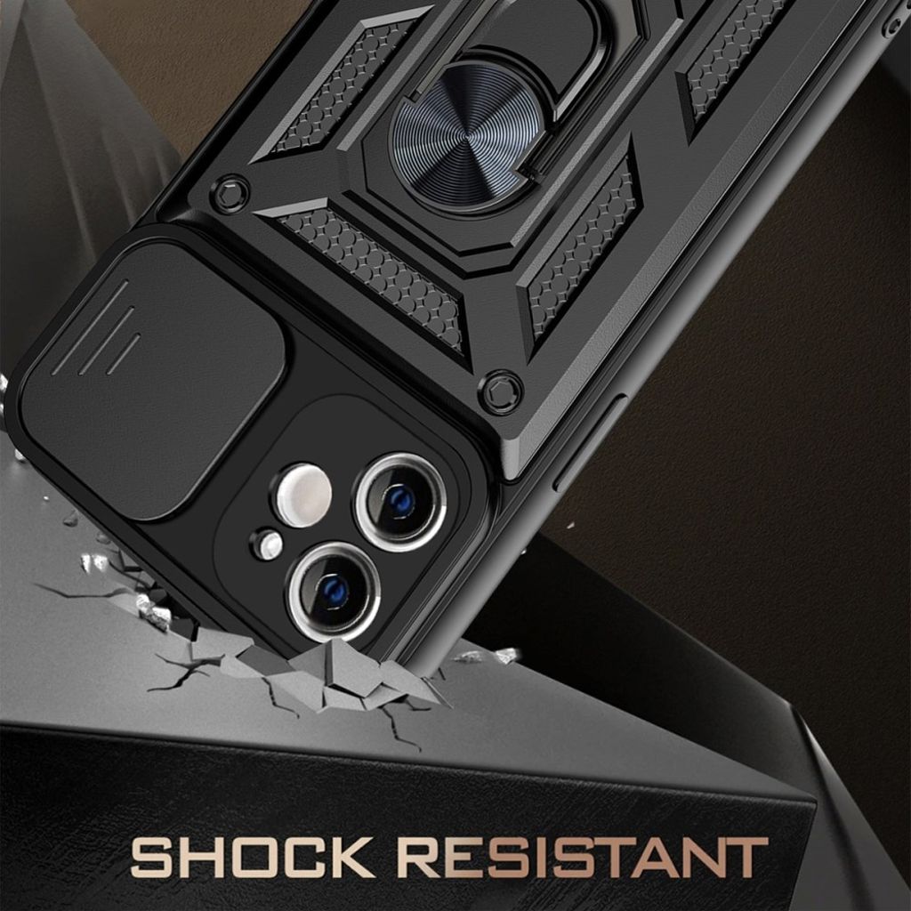 iPhone 11 Kuori Sormuksenpidike - Sininen