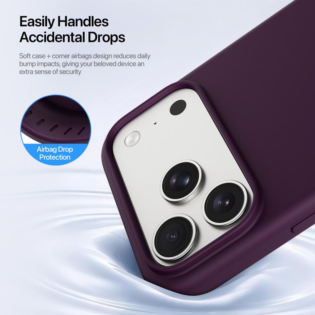 DUX DUCIS iPhone18 Pro Max/17 Pro Max Skal i Silikon - Dark Cherry