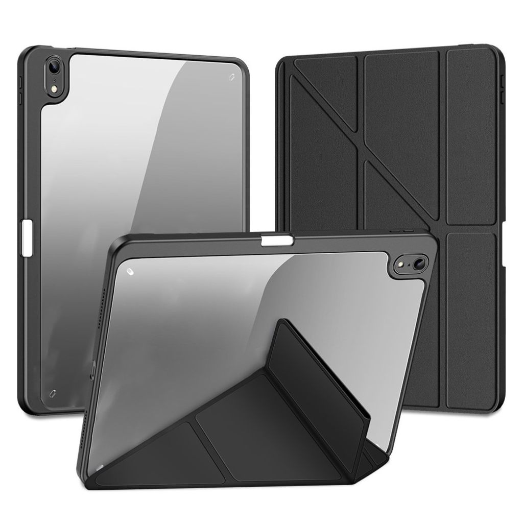 Dux Ducis iPad A16 11" 2025/10.9" 2024 Etui med avtakbart beskyttelsesdeksel/stativ - Svart