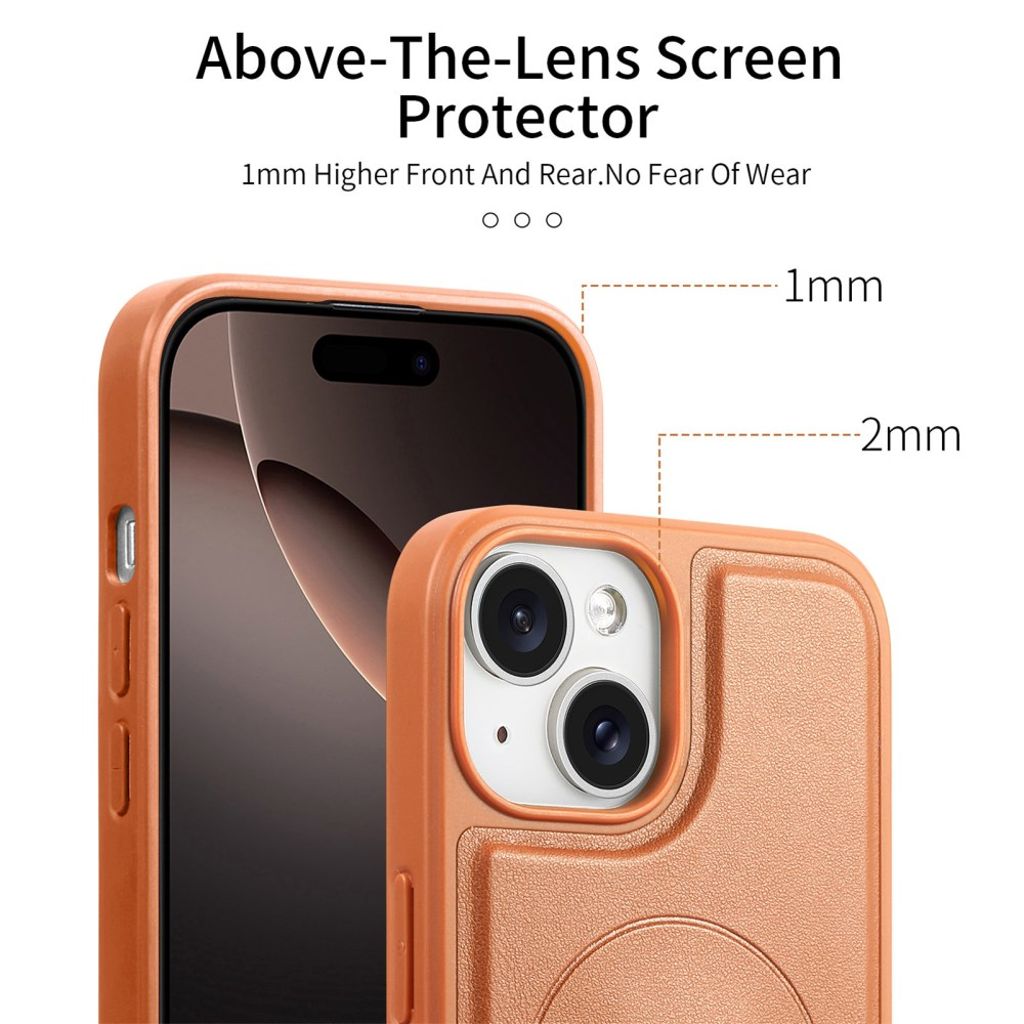 CASENO iPhone 15 MagSafe Case – Brown