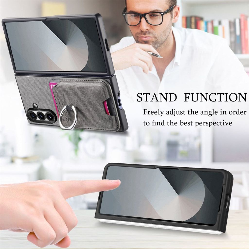 Samsung Galaxy Z Fold8 Ultra MagSafe Kuori irrotettavalla Kortin haltija - Harmaa
