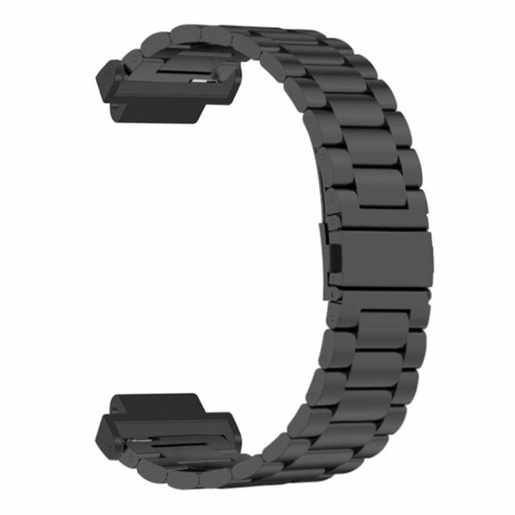 Garmin Forerunner 220/230/235/735X/620/630 Klokkereim i Metall – Svart