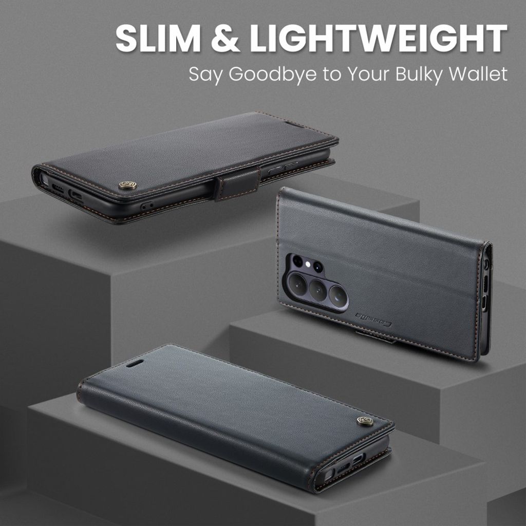 CASEME Samsung Galaxy S26 Ultra Plånboksfodral RFID-blockerande - Svart