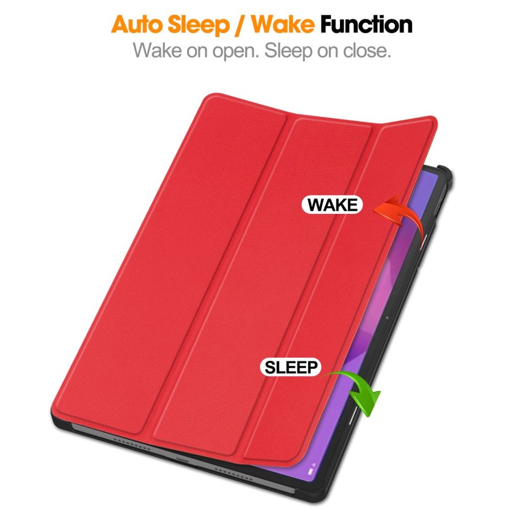 Lenovo Idea Tab Pro Kotelo, jalusta - punainen