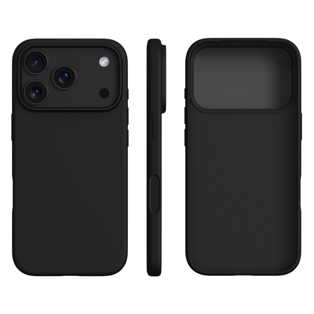 iPhone 18 Pro Max/17 Pro Max Deksel Ultra Tynn Silikon/Plast - Svart