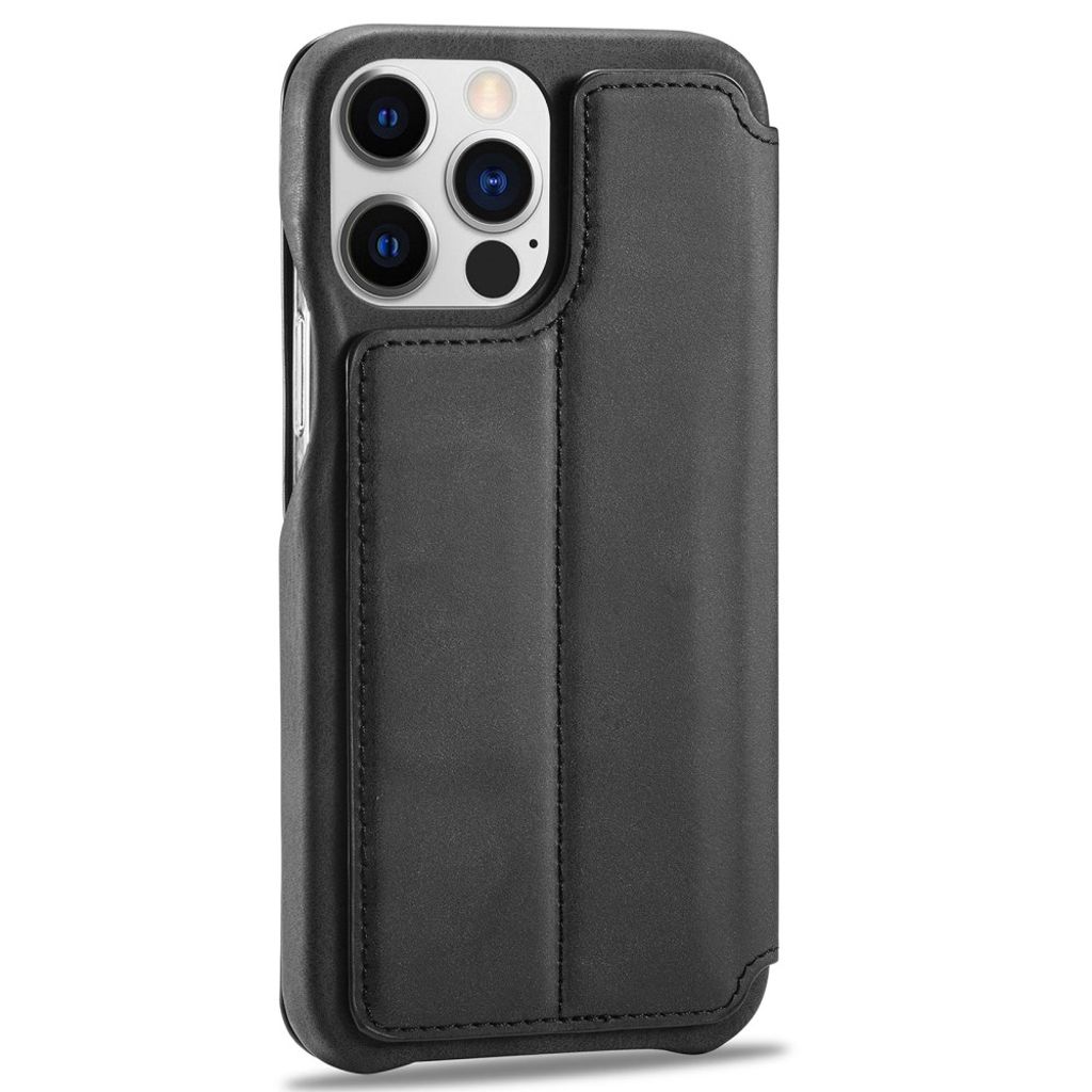 LC.IMEEKE iPhone 14 Pro Max Wallet Cover - Black