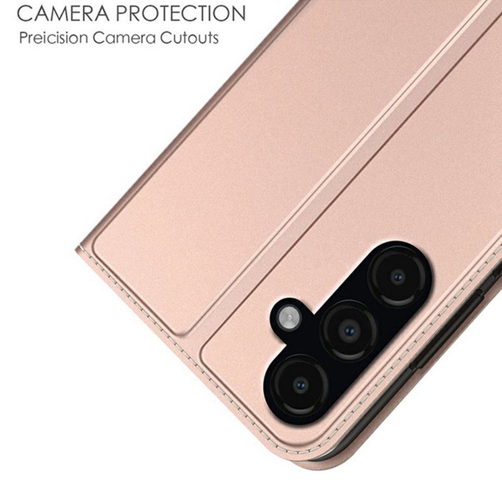 Samsung Galaxy A17 5G Etui med Stativ - Rose gull