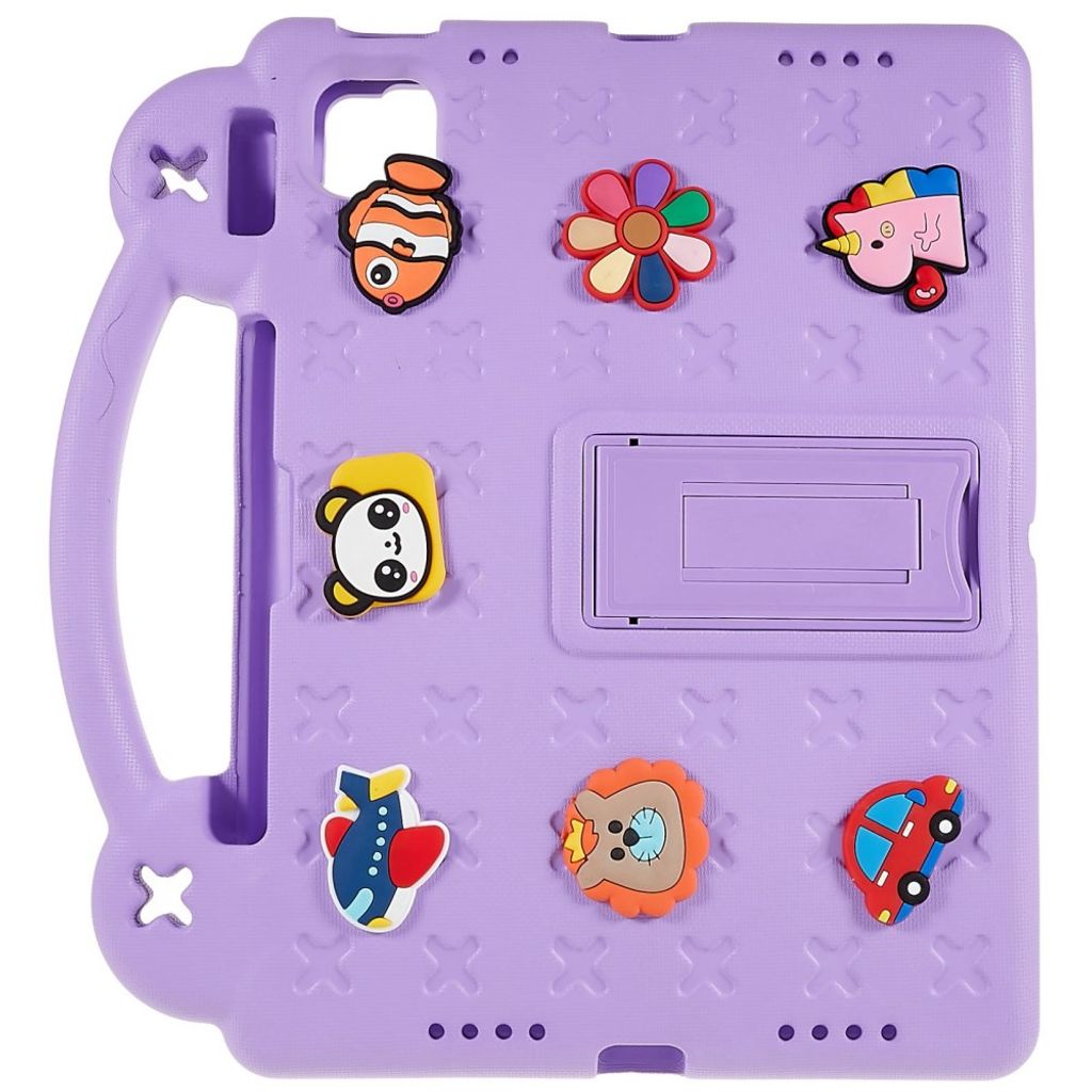 iPad A16 11" 2025/10.9" 2024 Børnecover med standfunktion - Lilla