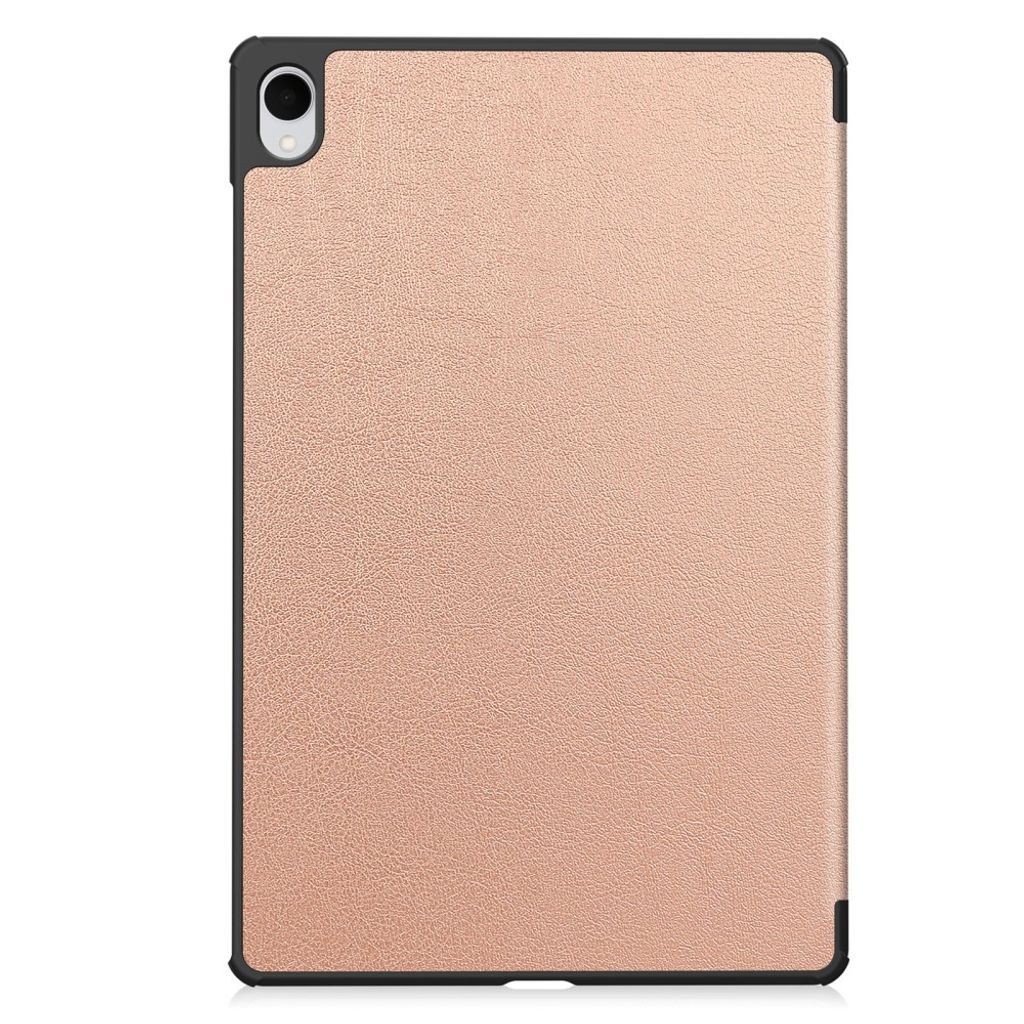 Samsung Galaxy Tab S12 Plus Slimmat Tri-fold stativfodral - Roséguld