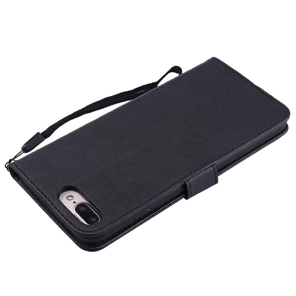 iPhone 7 Plus / 8 Plus Kotelo Korttipaikka - Musta