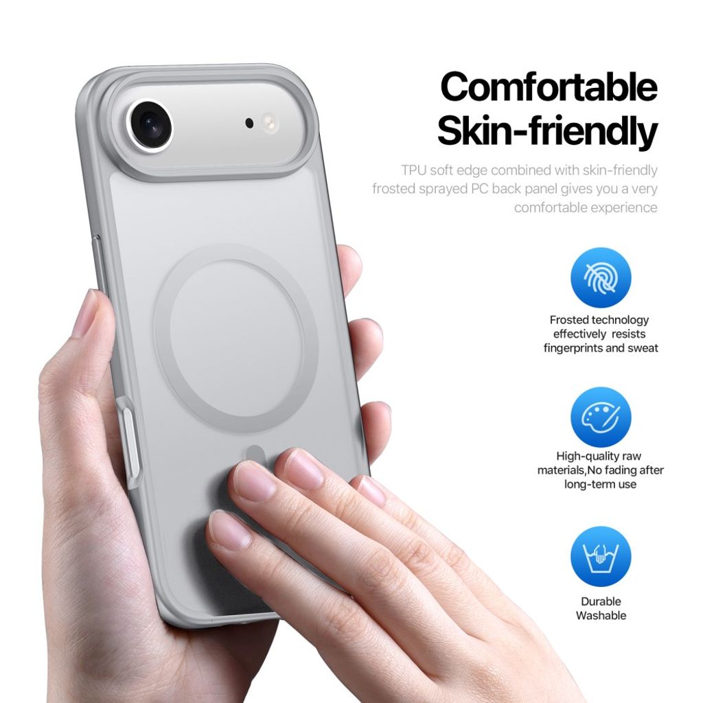 DUX DUCIS iPhone 17 Air Cover med MagSafe - Grå