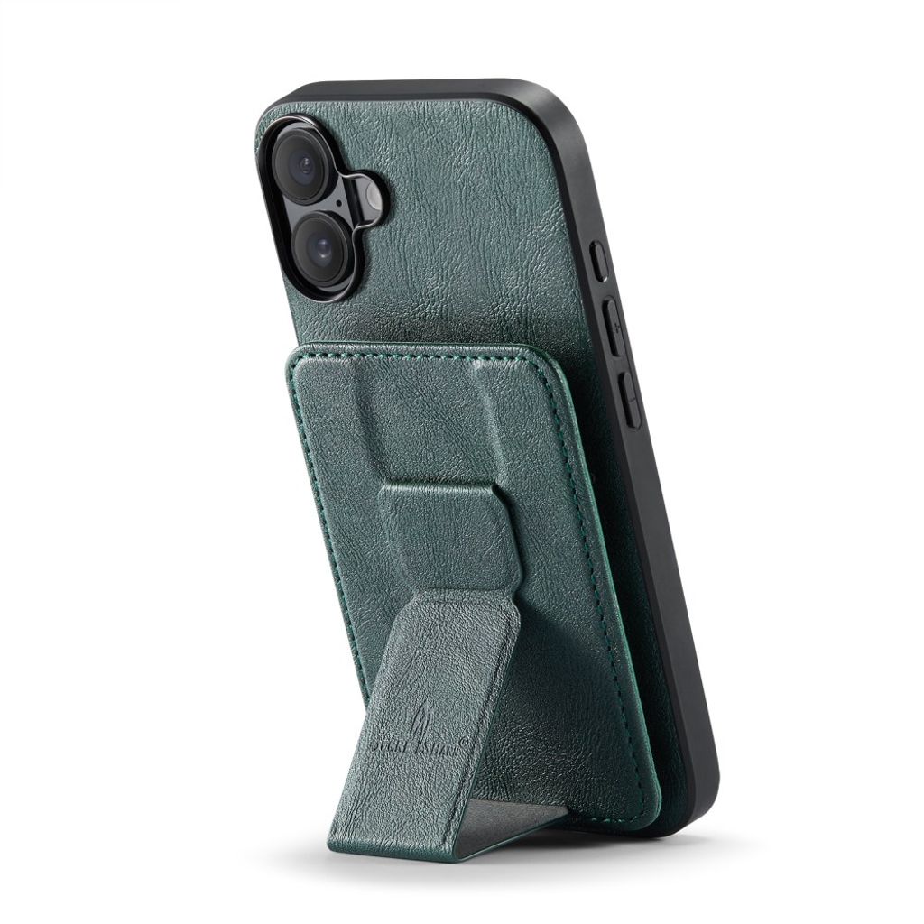 FIERRE SHANN iPhone 16 Case with Card slots - Green