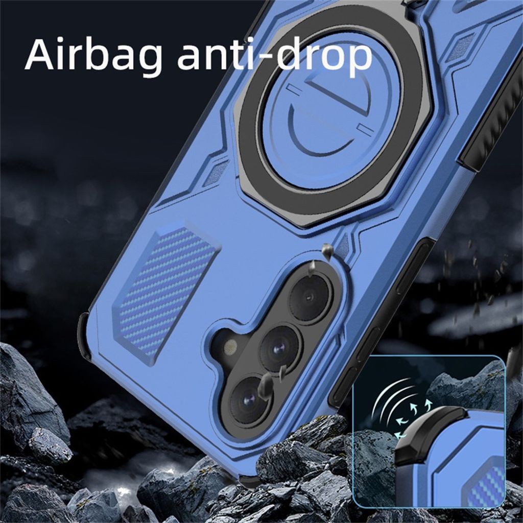 Samsung Galaxy A37 5G Magnetisk Stativdeksel - Svart