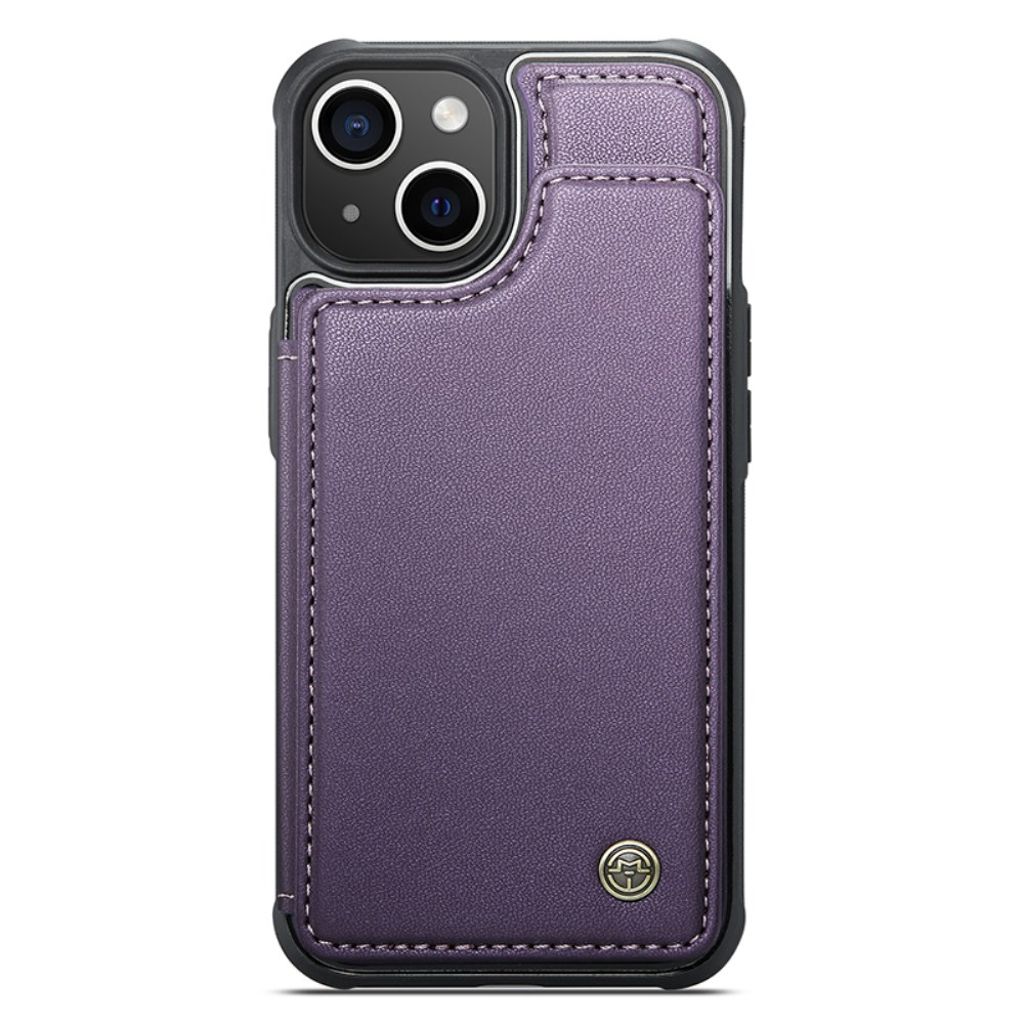 CASEME C22 iPhone 14 Plus Lompakkokuori RFID-estävä – Violetti