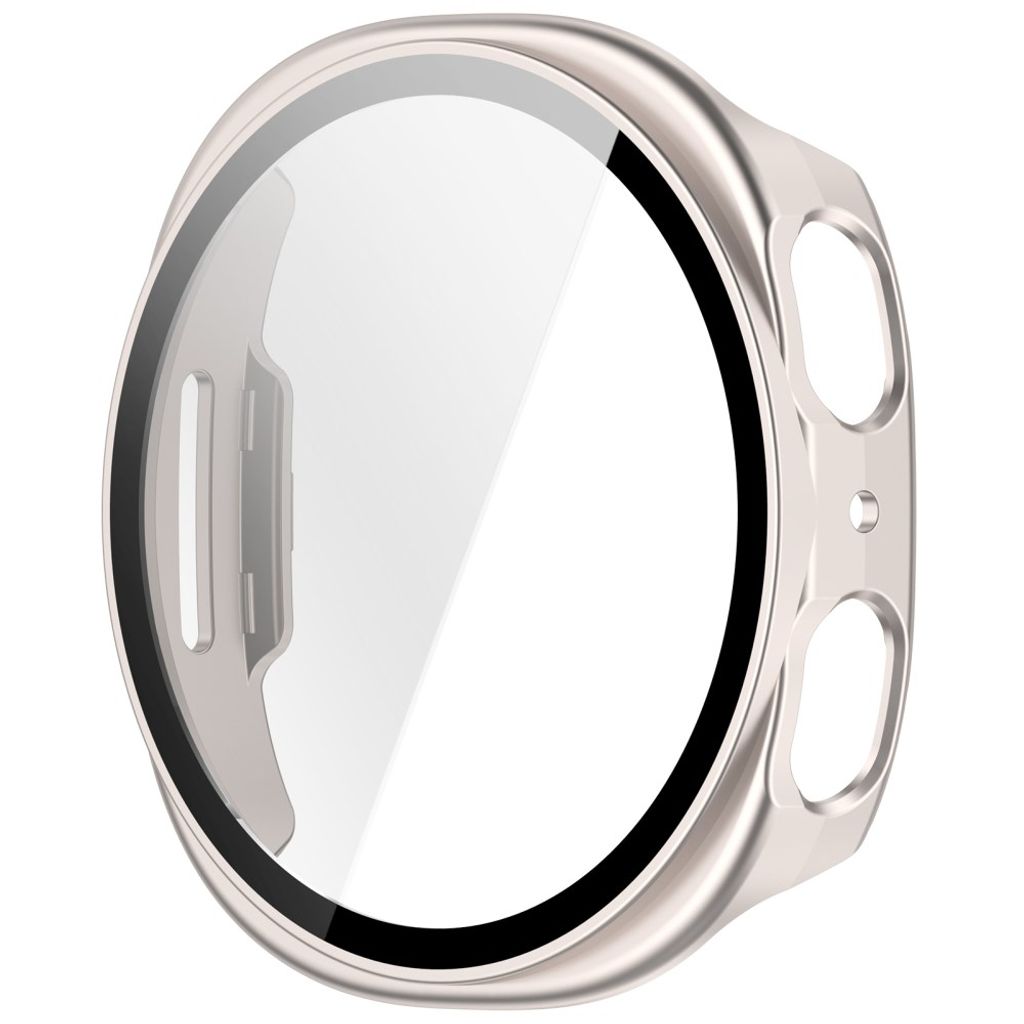 Samsung Galaxy Watch9 40mm Deksel med skjermbeskytter i glass - Starlight