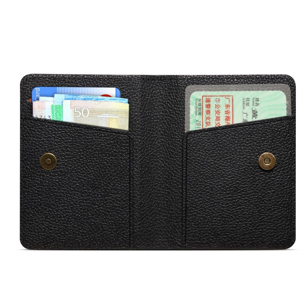 DENIOR MagSafe Wallet Magnetisk Kortholder for Mobiltelefon - Svart
