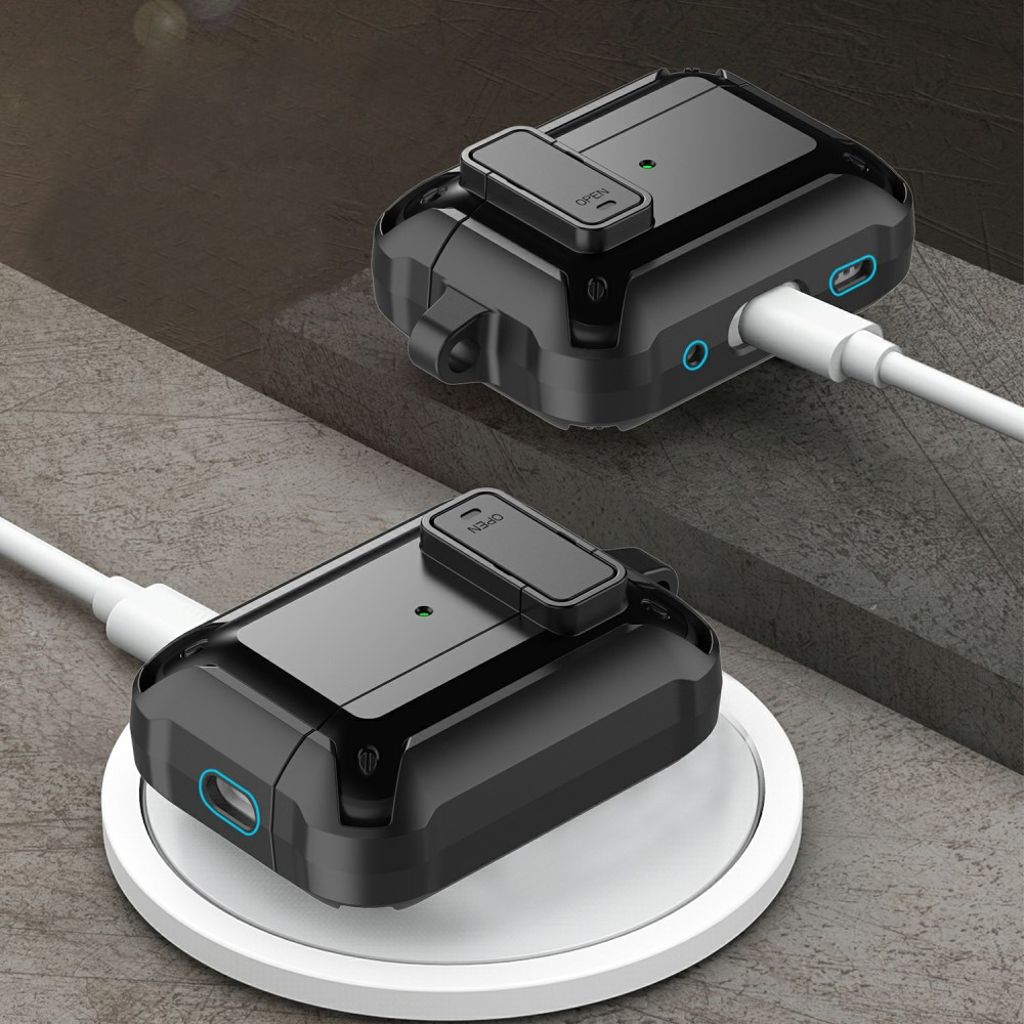 Apple AirPods Pro 3 Cover med Spænde - Grøn