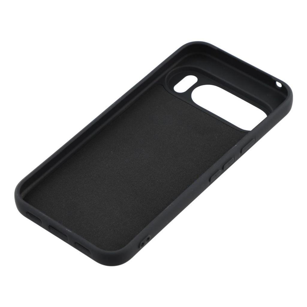 Google Pixel 10/Pixel 10 Pro Deksel TPU Fiberfôr - Svart