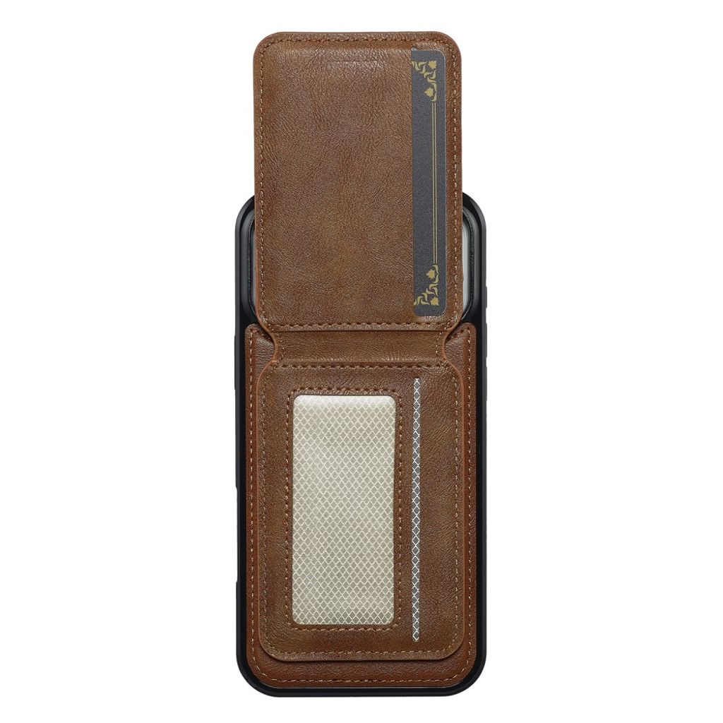 iPhone 18 Pro Max/17 Pro Max MagSafe Kuori irrotettavalla Kortin haltija - Ruskea